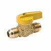 Homewerks 3/8 in. Brass Flare Ball Valve Quarter-Turn Lever For Gas - Deal of The Week
