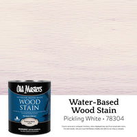 Old Masters Semi-Transparent Pickling White Water-Based Latex Wood Stain 1 qt. (Pack of 4)