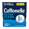 Cottonelle Ultra CleanCare Toilet Paper 12 roll 340 sheet (Pack of 4)