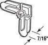 Prime-Line White Plastic 7/16 in. W X 3/4 in. L Screen Frame Corner 1 pk