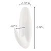 3M Command Medium Plastic Hook 3-1/8 in. L 2 pk (Pack of 6)