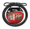 Master Lock 3/8 in. D X 180 in. L Vinyl Coated Steel Flexible Braided Steel Cable