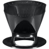 Melitta Ready Set Joe 1-Cup Black Pour-Over Coffee Brewer