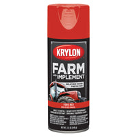 Krylon K01941000 12 Oz High Goss Ford Red Farm & Implement Spray Paint (Pack of 6)