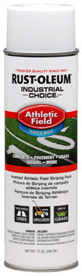Rust-Oleum Industrial Choice White Athletic Field Marker 17 oz (Pack of 6)