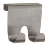 iDesign 2 in. L Brushed Nickel Silver Stainless Steel Medium Over the Cabinet Hook 1 pk