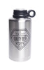 Manna 64 oz Quality Beer Silver BPA Free Insulated Bottle