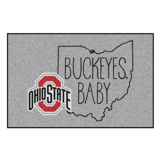 Ohio State University Southern Style Rug - 19in. x 30in.