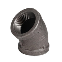 STZ Industries 1-1/4 in. FIP each X 1-1/4 in. D FIP Black Malleable Iron 45 Degree Elbow