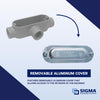 Sigma Electric ProConnex 1 in. D Die-Cast Aluminum Conduit Body For Rigid 1 pk