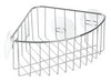 iDesign 3.9 in. H X 8 in. W X 10 in. L Chrome Silver Shower Basket