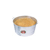 Behrens Silver Steel Round Tub 9 gal. Capacity, 19 W x 19 D x 9 H in. for Vegetables