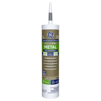 GE Silicone 2 Gray Silicone 2 Metal Gutter Silicone 10.1 oz. (Pack of 12)