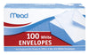 Mead 3.63 in. W x 6.75 in. L A6 White Envelopes 100 pk (Pack of 24)