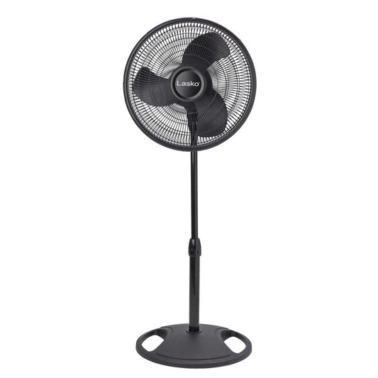 Lasko Plastic Black Indoor Oscillating Pedestal Fan 48 H x 18 L x 17 W in. 120V 43.2W 1140 CFM