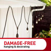 3M Command Strips Clear Outdoor Light Clips with Command� Adhesive (Strips Pack of 4)