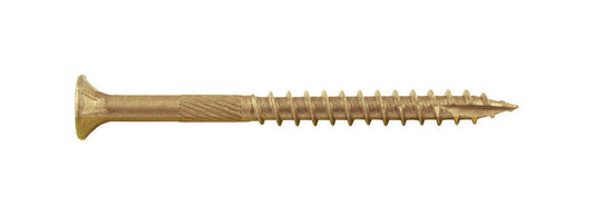 Screw Products No. 10 X 2-1/2 in. L Star Bronze Wood Screws 1 lb lb 78 pk