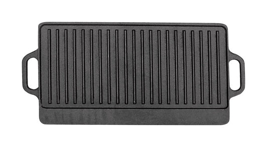 Bene Casa 15 in. L X 9-1/2 in. W Cast Iron Reversible Griddle