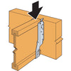 Simpson Strong-Tie 3.5 in. H X 11.87 in. W 18 Ga. Galvanized Steel Joist Hanger