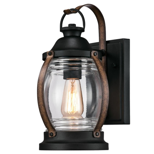 Westinghouse Canyon Barnwood Black Switch LED Lantern Fixture