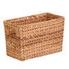 Honey-Can-Do Banana Leaf 15-1/2 in. L X 5 in. W X 10 in. H Brown/Natural Magazine Basket