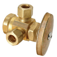 BrassCraft 1/2 in. FIP in. X 3/8 in. D Compression Brass Pipe Valve - Deal of The Week