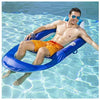 SwimWays Blue Fabric/Mesh Inflatable Recliner Pool Float