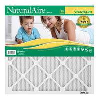 AAF Flanders NaturalAire 10 in. W x 10 in. H x 1 in. D Pleated 8 MERV Pleated Air Filter (Pack of 12)