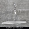 iDesign Zia 12 in. Stainless Steel Shower Squeegee
