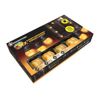 Mindscope Ornamations Jabberin' Jack String Lights 8 ct Halloween Decor (Pack of 12)