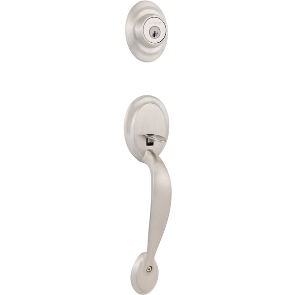 687DA LIP 15 SMC RCAL RCS Dakota Handleset with SC1 Keyway - Satin Nickel