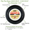 Marathon Universal Fit 8 in. D X 14.5 in. D 300 lb. cap. Centered Wheelbarrow Tire Polyurethane 1 pk - Deal of The Week