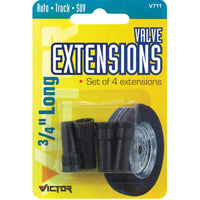 Victor ABS Plastic 60 psi Tire Valve Extension 1 pk