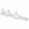 Prime-Line Matte White Nylon Guide 2 pc