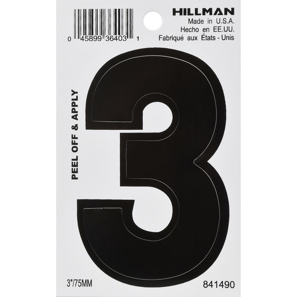Hillman Vinyl 2-in Weather-Resistant Self-Adhesive A-Z Letter Set, Black &  White, 65-pc