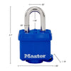 Master Lock 1-11/16 in. H X 1 in. W X 1-9/16 in. L Vinyl Covered Steel 4-Pin Cylinder Weather-Resist - Deal of The Week