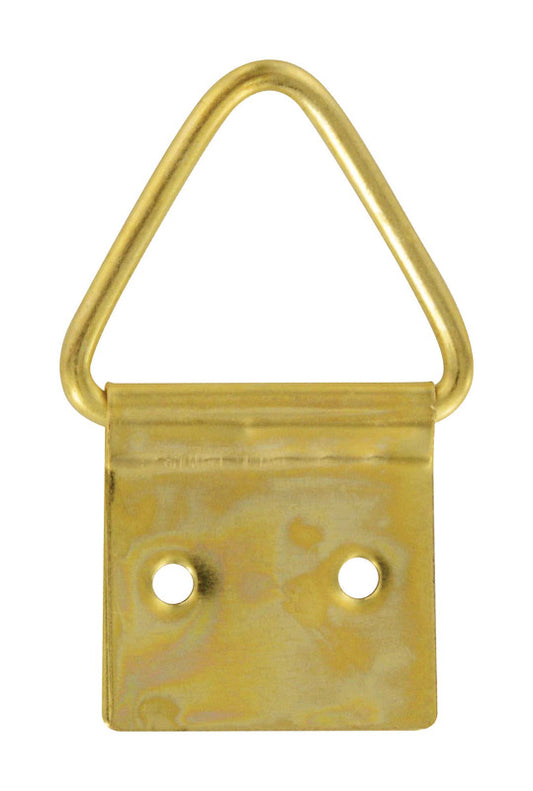 Hillman OOK Brass-Plated Ring Hanger 5 lb. 2 pk (Pack of 12)