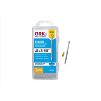 GRK Fasteners No. 8 X 3-1/8 in. L Star Coated W-Cut Screws 100 pk