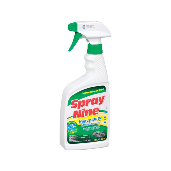 Limpiador y desinfectante sin aroma Spray Nine, 22 oz (paquete de 12)
