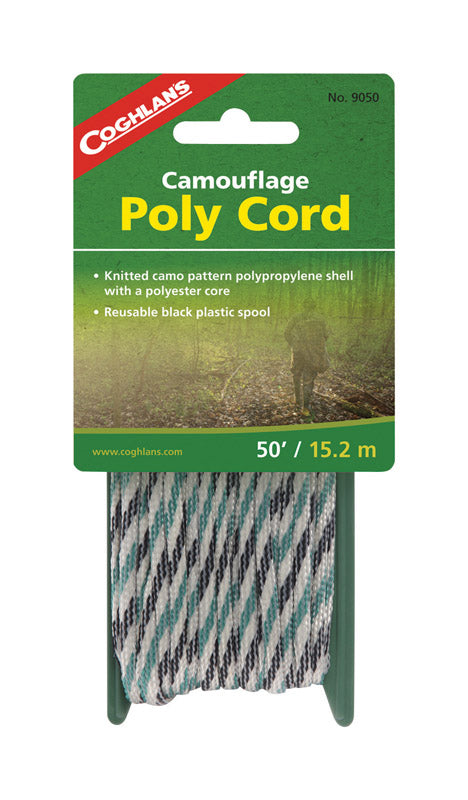 Coghlan's Camouflage Tent Cord 0.25 in. W X 50 ft. L 1 pk