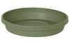 Bloem Terratray Thyme Green Resin Round Traditional Tray 2.5 H x 13 Dia. in. with Saucer