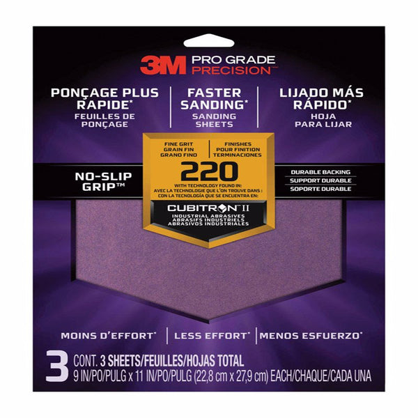 SANDSHEET 11X9" 220G 3PK