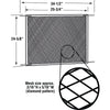 Prime-Line 24 in. L Bronze Aluminum Screen Door Grille 1 pc - Deal of The Week