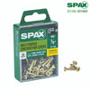 SPAX No. 6 x 5/8 in. L Phillips/Square Flat Head Yellow Zinc Steel Multi-Purpose Screw 50 each - Deal of The Week