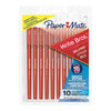 Papermate Write Bros Red Ball Point Pen 10 pk (Pack of 12)