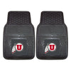 University of Utah Heavy Duty Car Mat Set - 2 Pieces