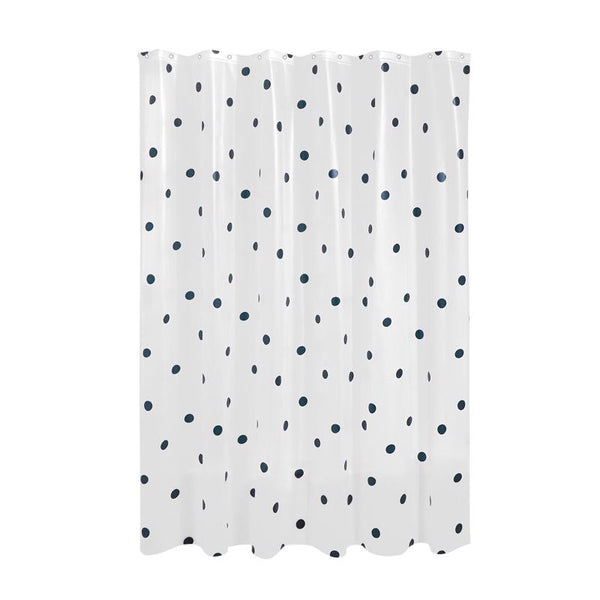 Cortina de ducha blanca esmerilada iDesign de PEVA, 72 in. H X 72 in. W (paquete de 2)