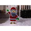 Celebrations LED Infinity Santa 30 in. Yard Decor
