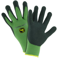 West Chester John Deere Unisex Nitrile Coated Foam Palm Dipped Gloves Black/Green L 1 pair (Pack of 3)