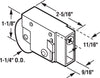 Prime-Line 1-1/4 in. D X 2.31 in. L Steel Roller Assembly 1 pk - Open Box